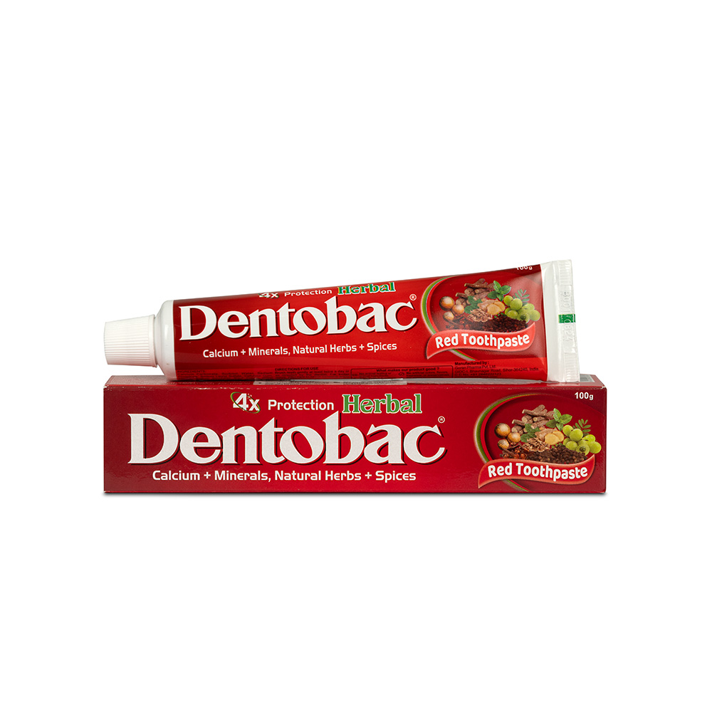 Dentobac Herbal 4X Red toothpaste for 12+ years