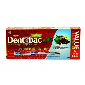 Dentobac Gel toothpaste 150gm Twin pack