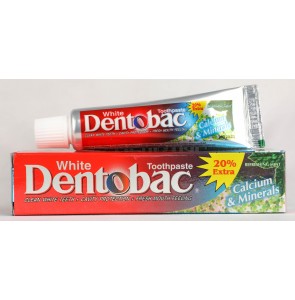 Dentobac white calcium and minerals toothpaste 25.2g